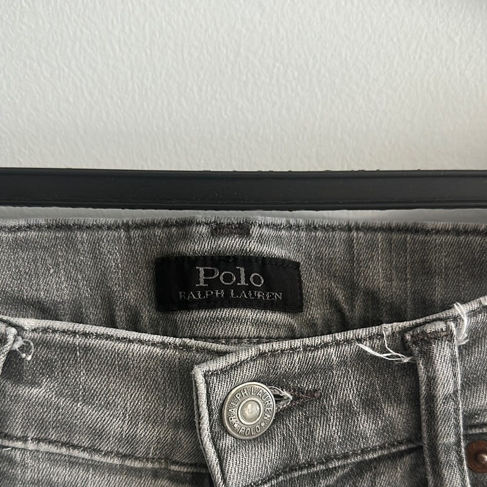 Polo Ralph Lauren Sullivan Slim Sz. 32/30 Grey Denim Jeans AMAZING QUALITY - Picture 2 of 15